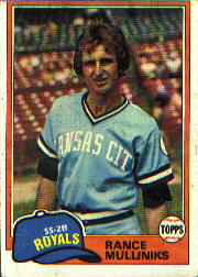 1981 Topps Baseball Cards      433     Rance Mulliniks